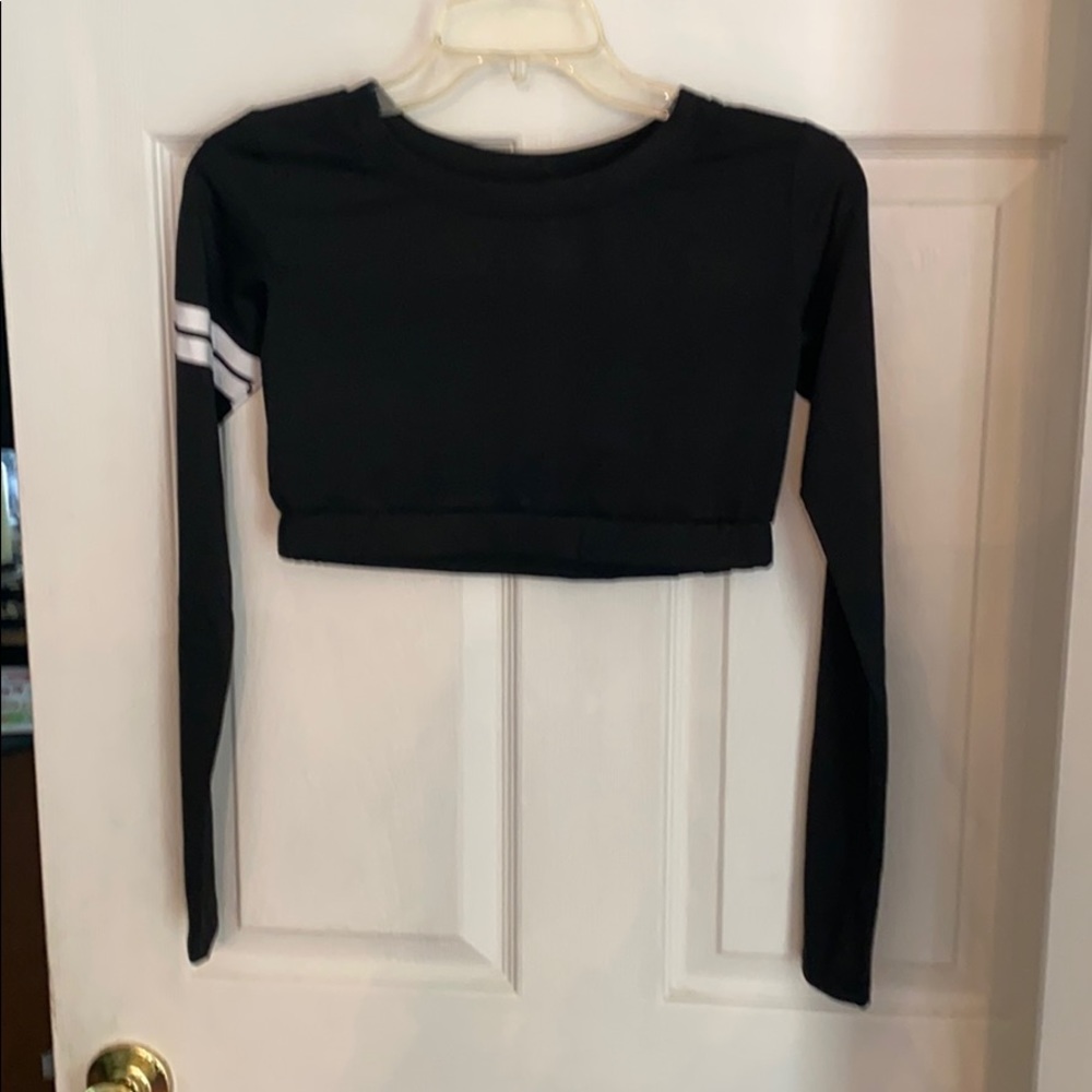 Iron girl workout crop top